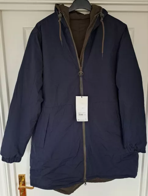 SEASALT WOMEN S COAT Navy Khaki Near Shore Waterproof Reversible