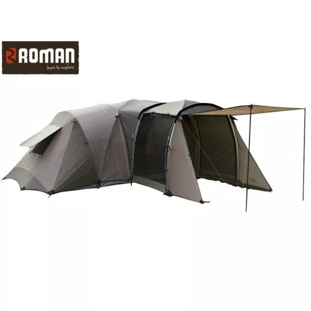 Roman Explorer 9 Person Tent Extended Tent Family Dome Camping Tent