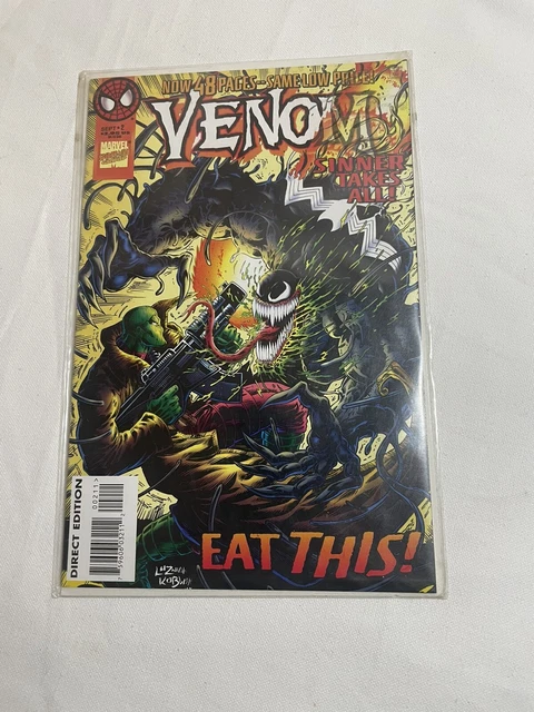 Venom : Sinner Takes All #2 Marvel 1995 VF/NM 9.0 1st cameo Ann Weying She-Venom