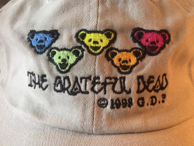 Grateful Dead Dancing Bear Baseball Cap - New never been worn -adjustable back