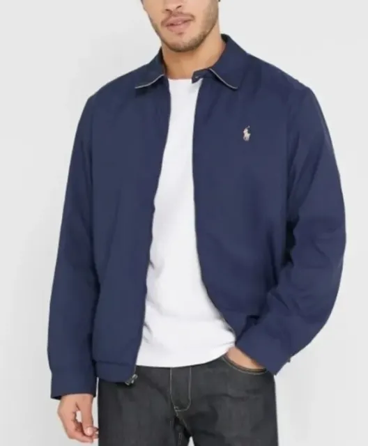 Polo Ralph Lauren Navy Bi-Swing Windbreaker Jacket M