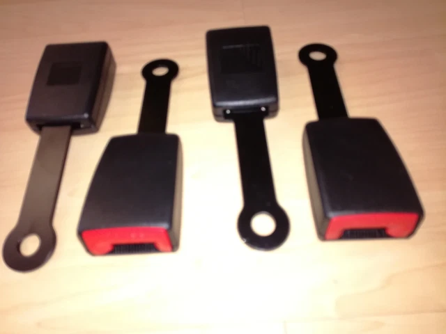 4 Stück Anschnaller Adapter Sicherheitsgurt – Universal Gurtschloss Adapter Mit Flaschenöffner Schwarz