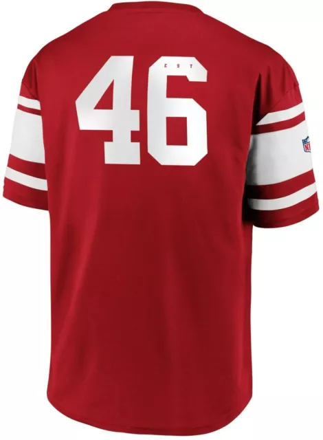 NFL San Francisco 49ers 46 Maillot Shirt Polymesh Franchise Supporters Iconic 3