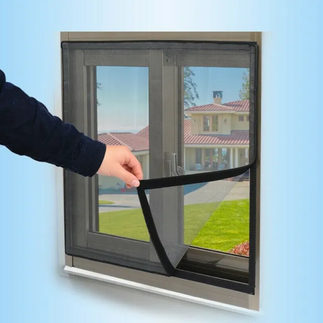 1.5x1.3m Self-adhesive Window Screen Net Mesh Anti-Mosquito Insect Home New