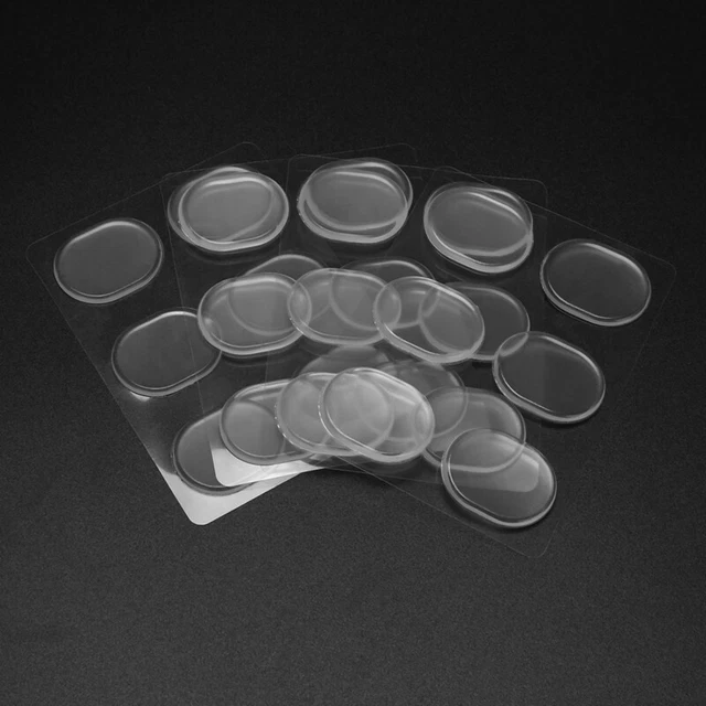 12 Damper Gel Pads Drum Silencers Non-Toxic Soft Silicone Drum Mute (Clear) U6F1 2