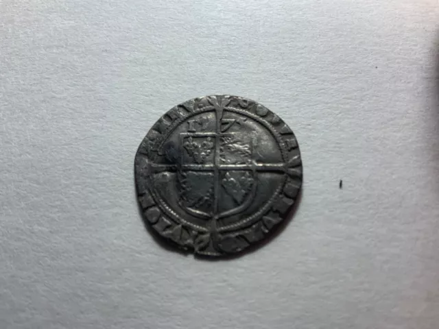 1575 Great Britain 6 Pence Coin Queen Elizabeth 1st sent registered