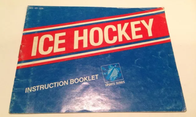 A Saisir Notice Usa Etats Unis Console Nintendo Nes : Ice Hockey ! Top