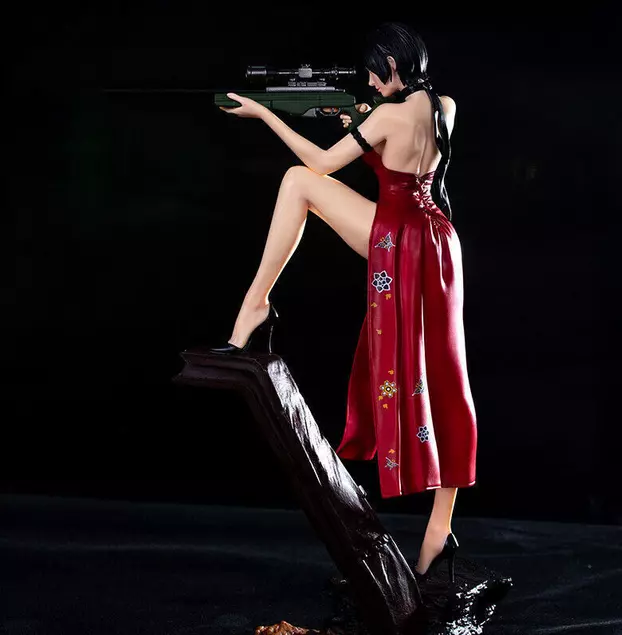 1/4 Resident Evil Ada Wong Resin Statue GLS006 Model Recast Green Leaf Cast  Off
