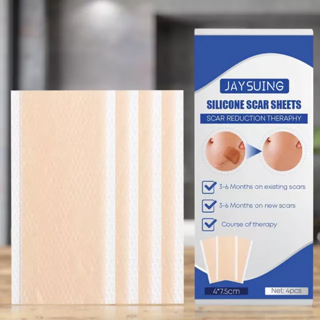 4 pz patch cicatrici gel di silicone portatile che promuovono la crescita per strumenti di riparazione pelle