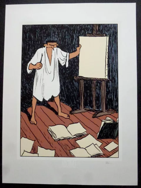 Ultra Rare Sérigraphie Christophe BLAIN Isaac Le Pirate Signée Et Numéroté Neuve