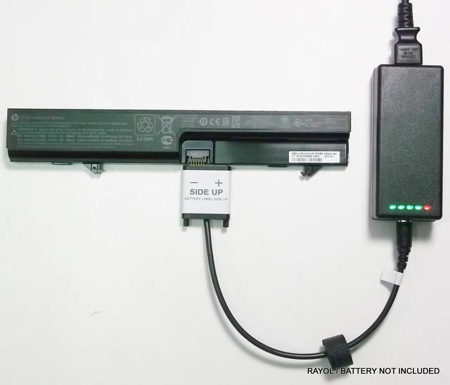 External Laptop Battery Charger for HP ProBook 4410s 4415s 4510s, 536418-x, ZP06