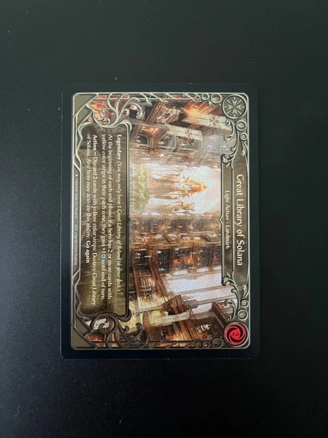 その他 great library of solana CF cold foil Great Library of Solana Cold Foil - Monarch 1st Edition