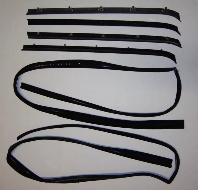 1981-1987 Chevrolet GMC Truck Door Window Glass Weatherstrip Seal Kit