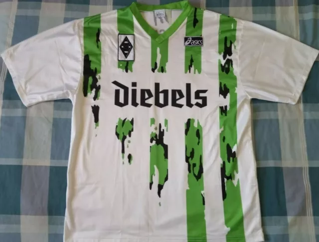 Camiseta Trikot Shirt BORUSSIA MÖNCHENGLADBACH Asics Season 1994 Size L Vintage