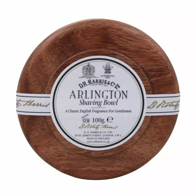 D R Harris Arlington Shaving Soap & Bowl Mahogany 100g