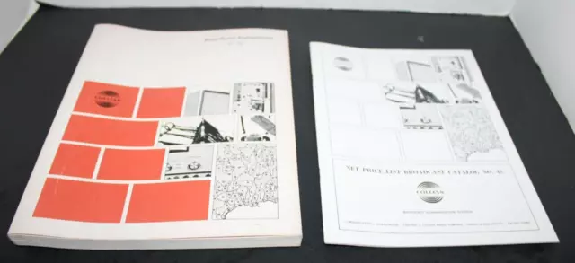 VTG Catalog Collins Broadcast Equipment #43 With Price List Catalog