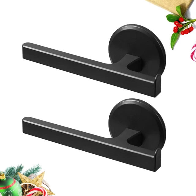 2 PCS Wall Mount Towel Bar Bathroom Holder Ring Rack Tower Hanger