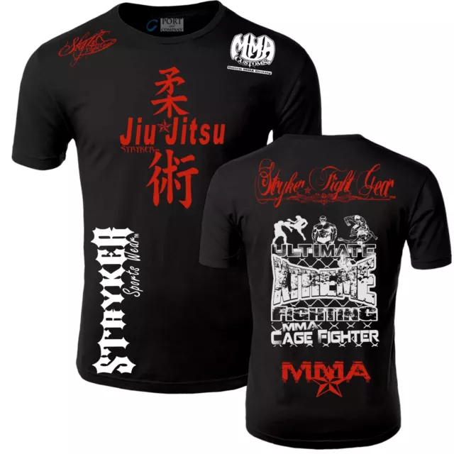 Jiu Jitsu Stryker Ultimate Extreme mma ufc Adult Shorts Sleeve Shirt FREE Venum