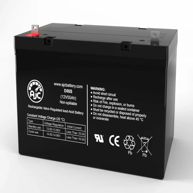 Invacare Action Power 9000 Storm Series 12V 55Ah Wheelchair Replacement Battery