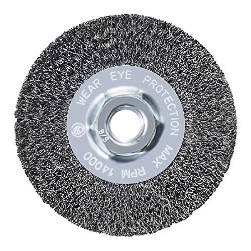 Mercer Industries 187010 - 4 x 1/2 x 5/8-11 Crimped Wire Wheel .014 Carbo