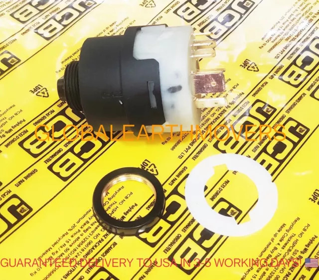 Jcb Backhoe - Genuine Jcb Ignition Switch (Part # 701/80184 701/45500 701/Y1372)