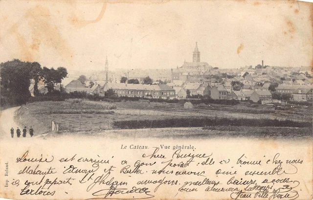 Carte Postale Ancienne Dept 59 Nord - Le Cateau vue Générale