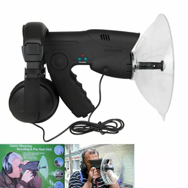 300FT Bird Recording Observing Listening Device Magnification Bionic Ear Sound