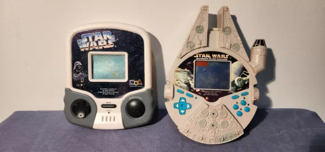 2 HAND-HELD STAR WARS VIDEO GAMES 1995/1997 - pre-owned