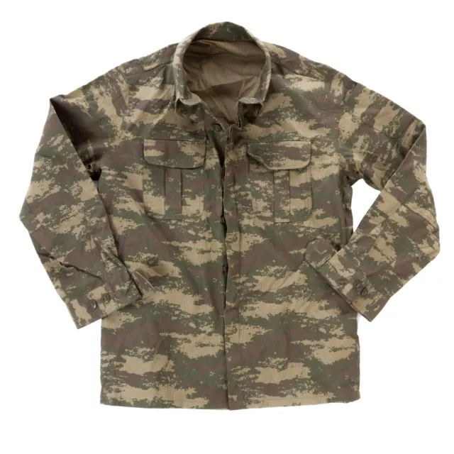 Turkish Army Surplus Rip Stop Long Sleeve Shirt Camouflage