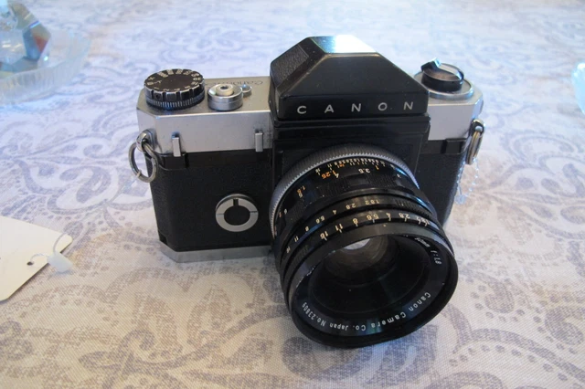 Canonflex Camera & 50mm/f1:1.8 R-Super Canomatic Lens.  Untested