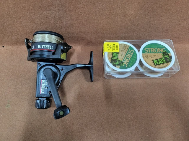 LOT DE 3 Ancien Moulinet De Pêche MITCHELL 304 Avec Bobines