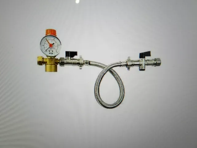 Inta Sealed System Kit No Bracket 3/4" SSKA075 and safety relief valve + Gauge