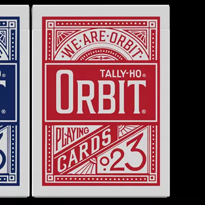 Orbit Tally Ho Circle Back (Red) Playing Cards by Chris Brown and Daniel Schn...