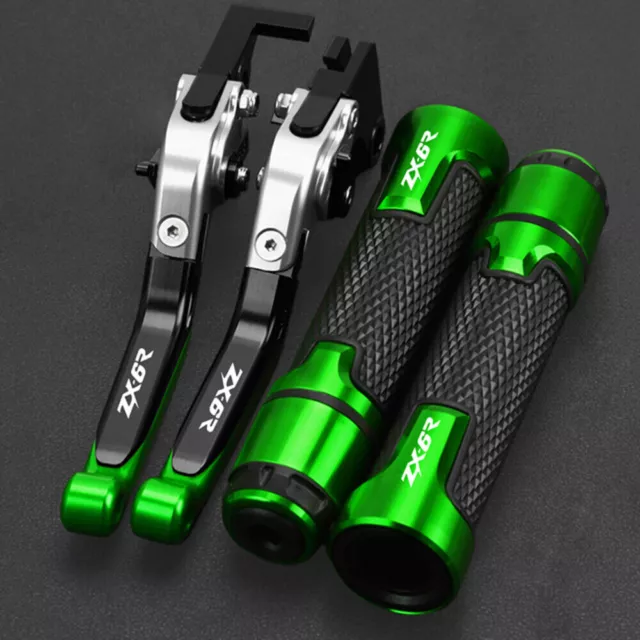 Brake Clutch Levers Hand Handlebar grip For KAWASAKI ZX6R 2019-2020 Adjustable 2