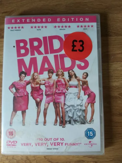 Bridesmaids DVD (2011) Kristen Wiig, Feig (DIR) cert 15 FREE Shipping *New*