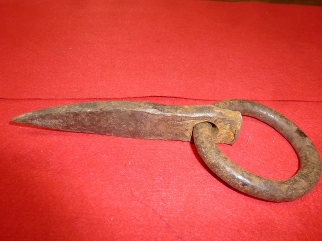 Anneau Ancien En Fer Forgé – Ferrure Vintage, Déco Ou Bricolage