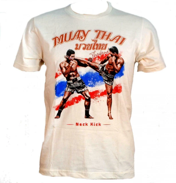 Genuine Mens Shirt Muay Thai Boxing Tshirt t shirt S-XL Bought in Thailand