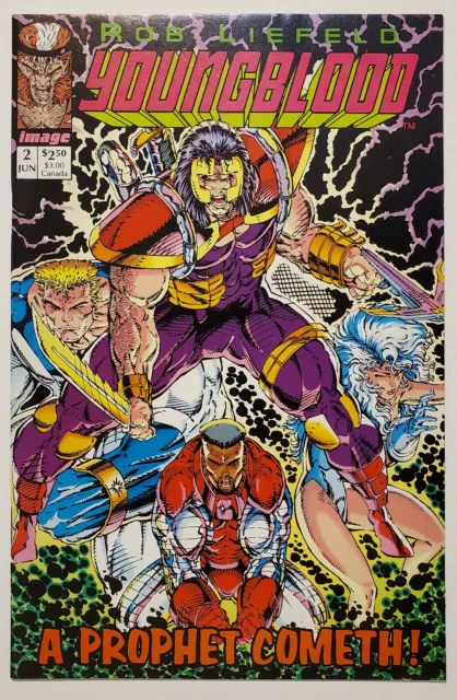 Youngblood #2 (1992, Image) VF+ Pink Logo Variant 1st App Prophet