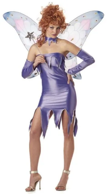 Sexy Magical Twilight Fairy Storybook Adult Costume - Purple