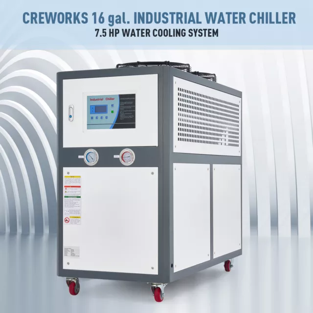 CREWORKS 7.5 HP Air-cooled Industrial Chiller for CNC Laser Engraver Cutter 60L