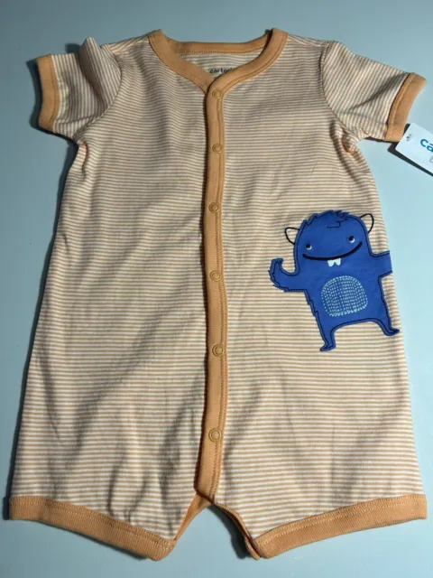 Carters Baby Boy One Piece Short Outfit Size 9M NWT
