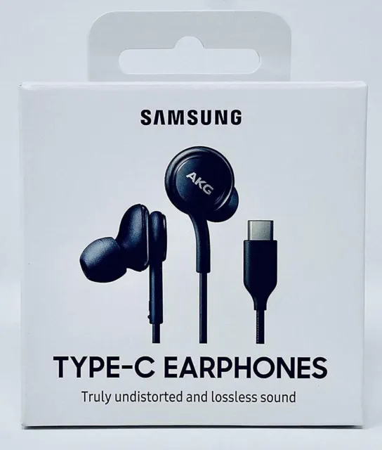 Original Samsung Kopfhörer AKG TYP-C In-Ear Headset Galaxy S24 S23 S22 schwarz ✅