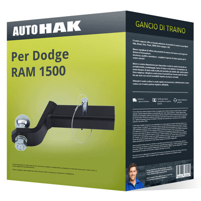 fisso Auto Hak NUOVO Auto-Hak Gancio traino compatibile per Dodge RAM 2500 93 