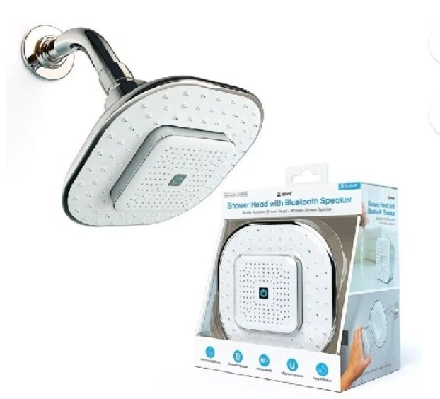 Atomi Shower Head with Wireless Detachable Bluetooth Speaker