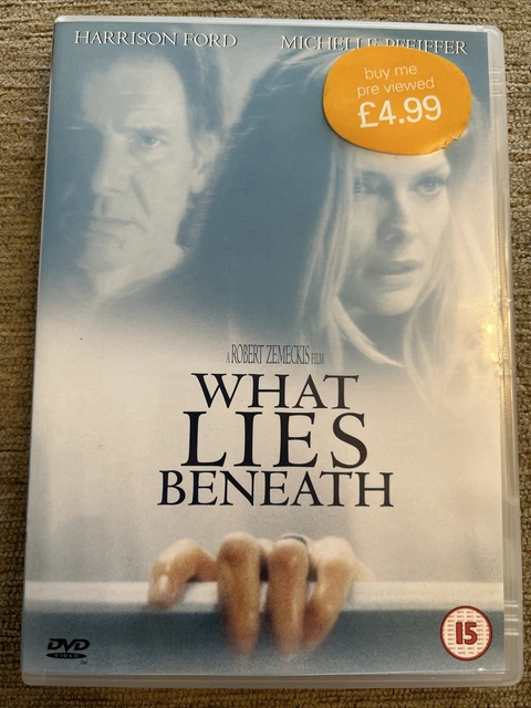 WHAT LIES BENEATH DVD Harrison Ford Michelle Pfeiffer Robert Zemeckis £