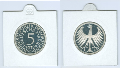 Choisissez Entre Les Années : 1964-1974 Et Dfgj Aigle Rfa 5 DM Aigle Argenté Pp 