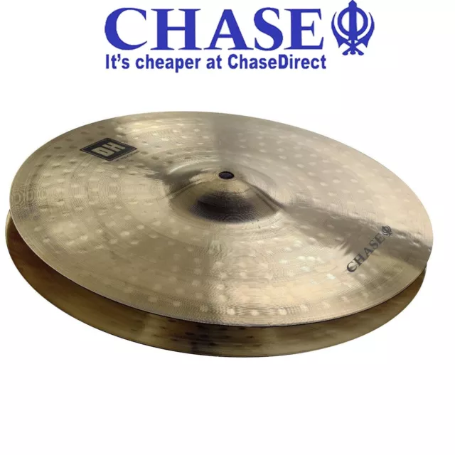 CHASE DH-HR14B Cymbals Pair By Stagg - Dual 14" Inch Rock Crash Drum Cymbal: