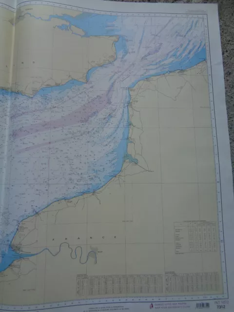 CARTE MARINE SHOM / La Manche Partie est Des Casquets au Pas de Calais 3