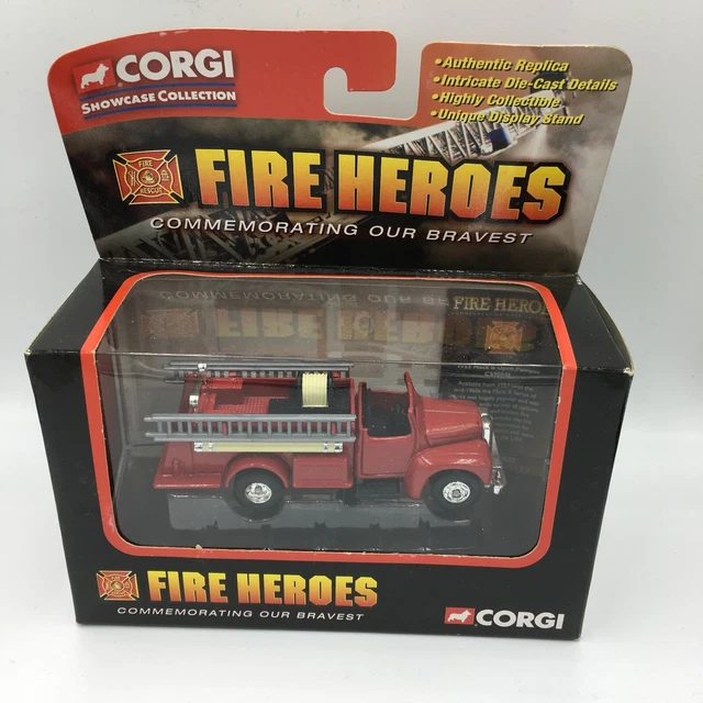 Camion De Pompiers Mack B 1953 - Modèle Réduit 1/43 Corgi - Échelles Marron - Neuf En Boîte