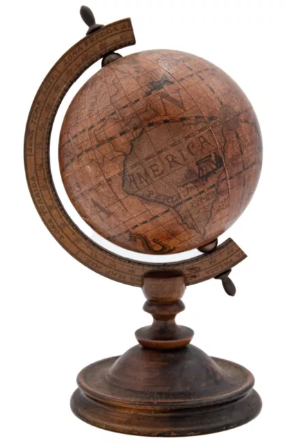 Italain desk top world globe 10" antique OLDE WORLD GLOBE